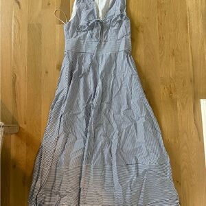 Nautical Striped Maxi Dress